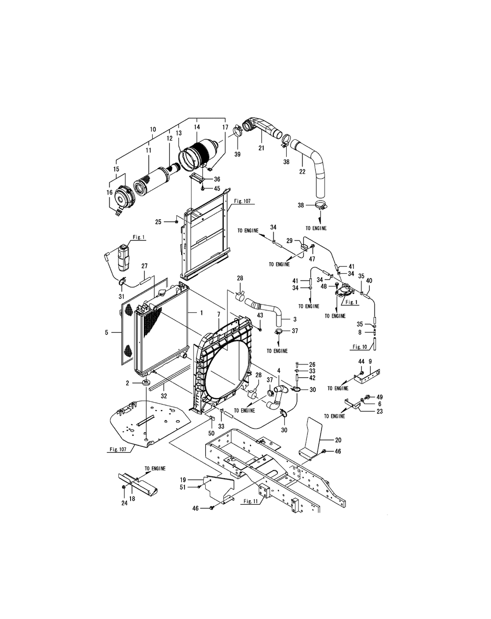 Engine Accessories Lx410 And Lx450 Diagram and Parts List for LX410 54AE9U727-54AHE9U727-54AHE9U1727-54AHE9U2727-54AIE9U727-54AIE9U1727-54AIE9U2727-54AJE9U727-54AKE9U727 Cub Cadet Lawn Tractor